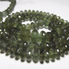 7 inches - AAAA - High Quality Gorgeous MOSS Aquamarine - Micro Faceted Roundell Beads Huge Size - 5.5 - 10.5 mm approx